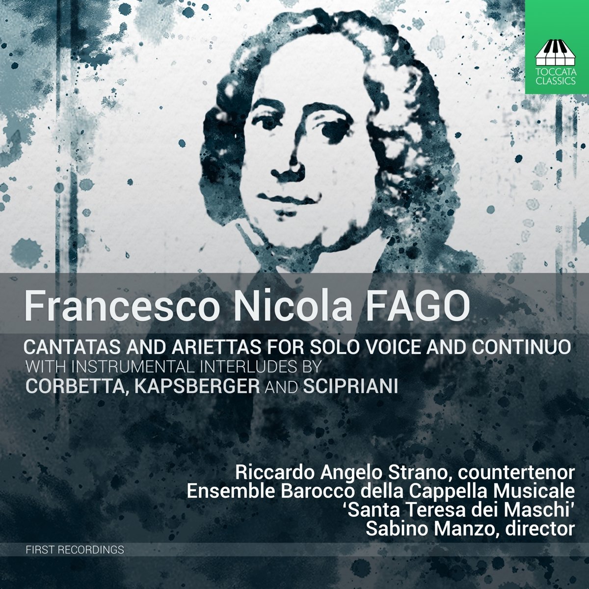 Francesco Nicola Fago: Cantatas for Solo Voice & Continuo [Audio CD] Corbetta / Fago / Manzo