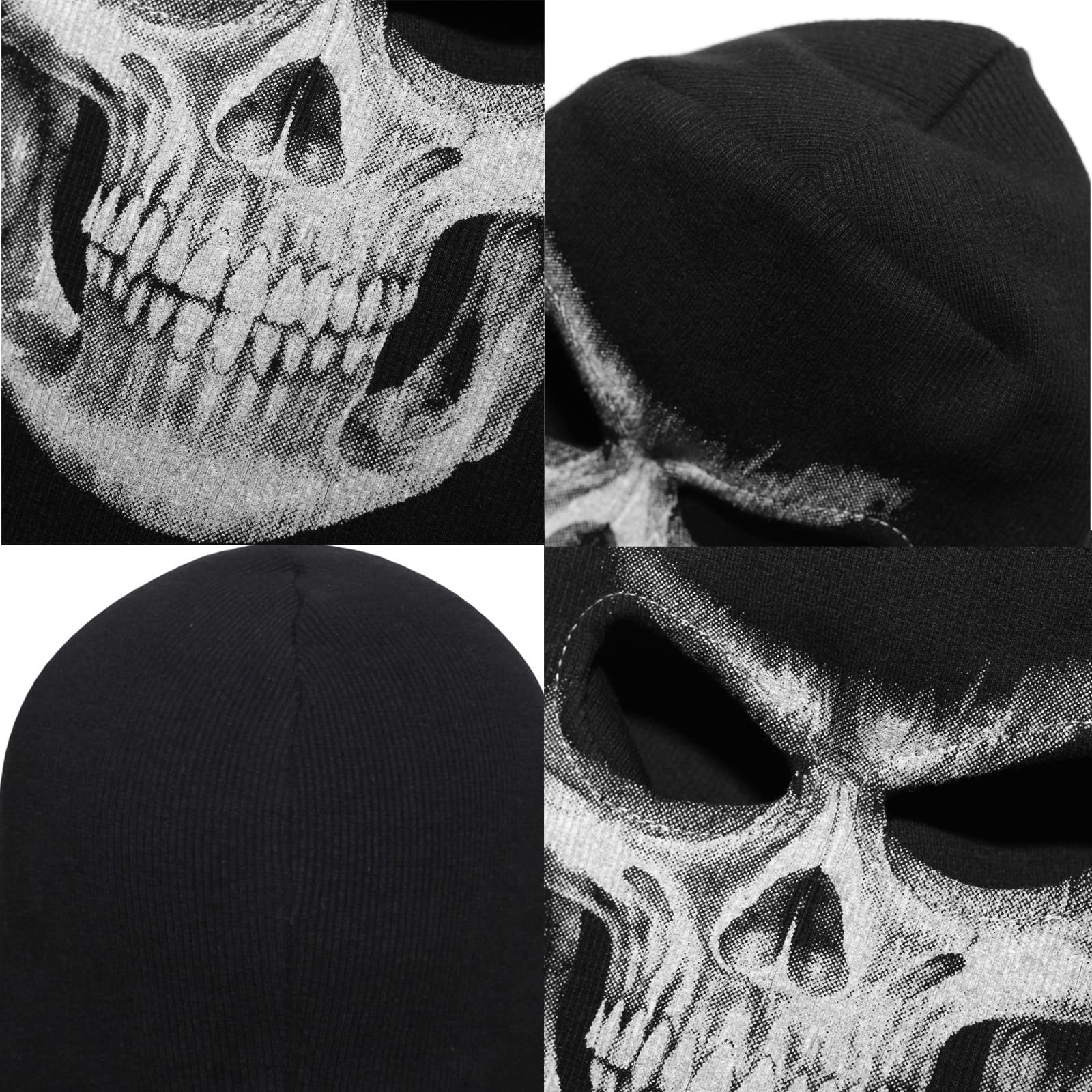 SGHE Skelet Schedel Halloween Bivakmuts Volledige Gezichtsmasker voor Gift Motorfiets Fietsen Outdoor Sporting Camping Wandelen Skiën Winter Warm Met Handschoenen