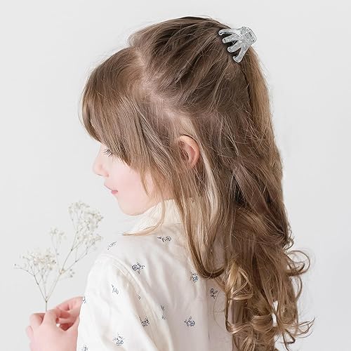 Miniatura 5 de Pinzas de pelo medianas de 1.57 pulgadas con agarre resistente y fuerte, 9 pinzas de pulpo pequeñas de 1.57 pulgadas con dientes antideslizantes