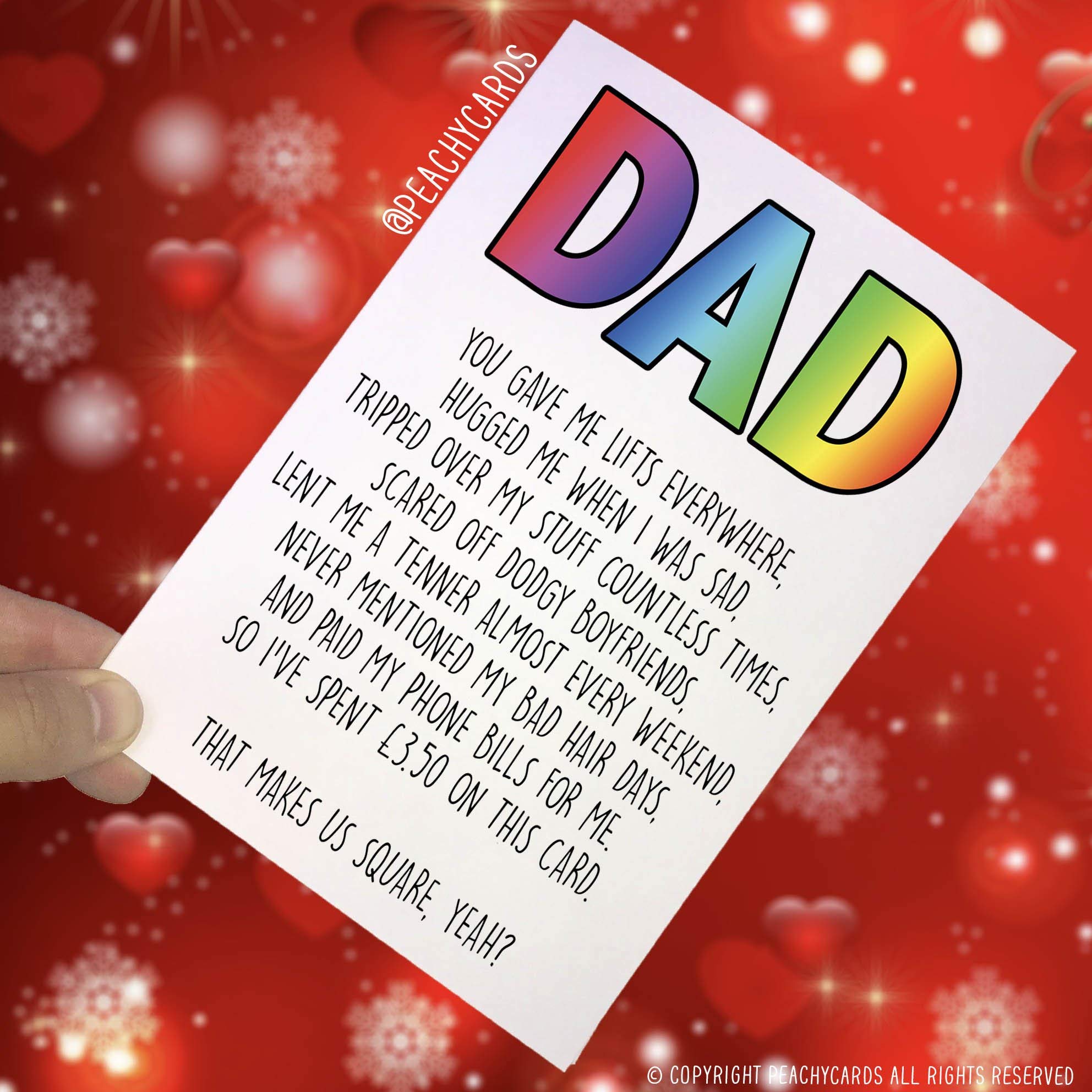 Funny Father's Day Cards Funny Dad Birthday Cards Gift For Dad Christmas Cards Novelty Cards Best Dad I Ever Had Cards For Dad PC400 - View #10