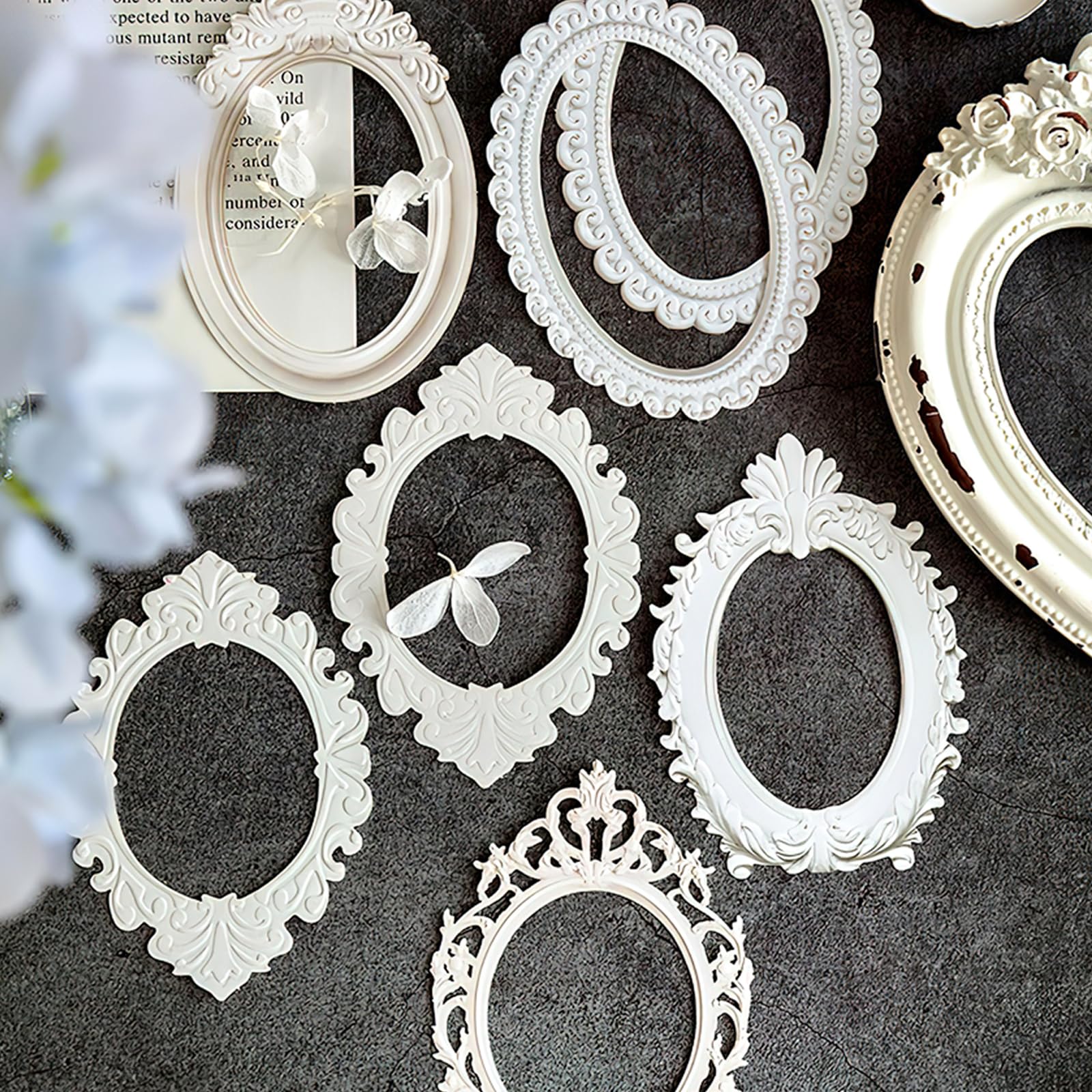 40 vellen kant vintage holle lijst reliëf vintage scrapbooking