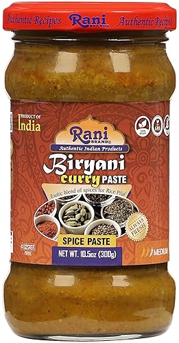 Miniatura 9 de Rani Biryani Masala Curry (mezcla de 7 especias para platos de arroz indio, pullaopilau) Tarro PET de 3 onzas (3.00 oz)  Todo natural  Vegano  Sin