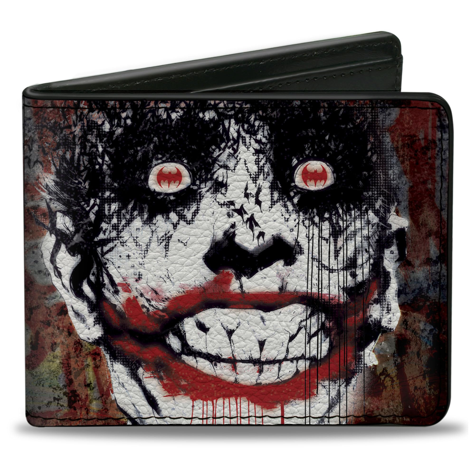 Buckle-Down Men’s Pu Bifold Wallet, Multicolor, 4.0" x 3.5"