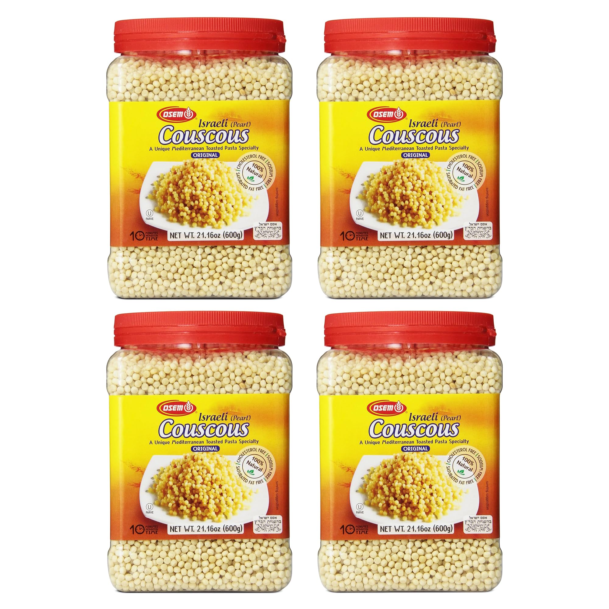 Amazon.com : Osem Israeli Couscous Canister, 21-ounces (Pack of 4