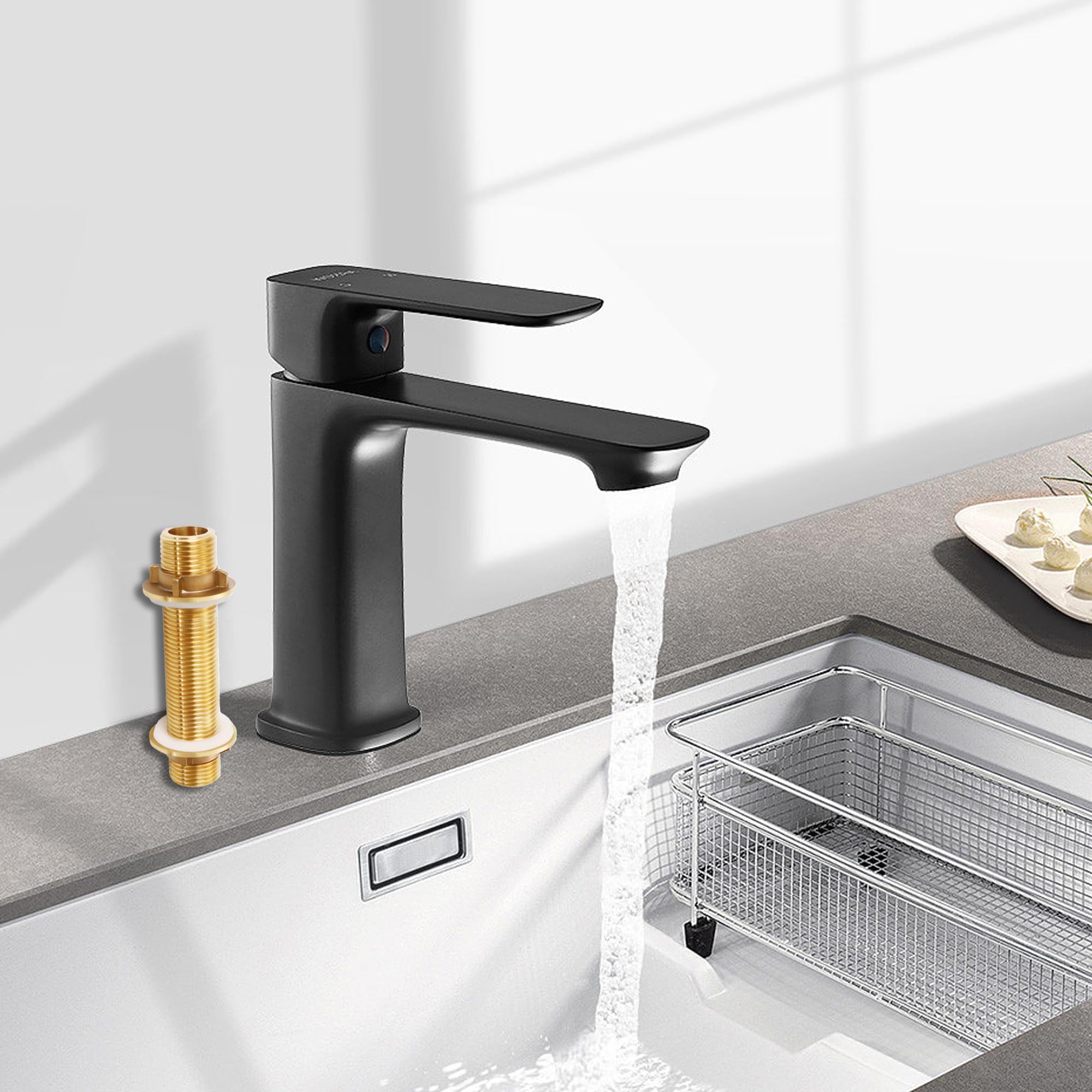 Bonfix Radiator Draaibare aftapkraan messing vernikkeld - grote doorlaat 1/2 - met siliconen