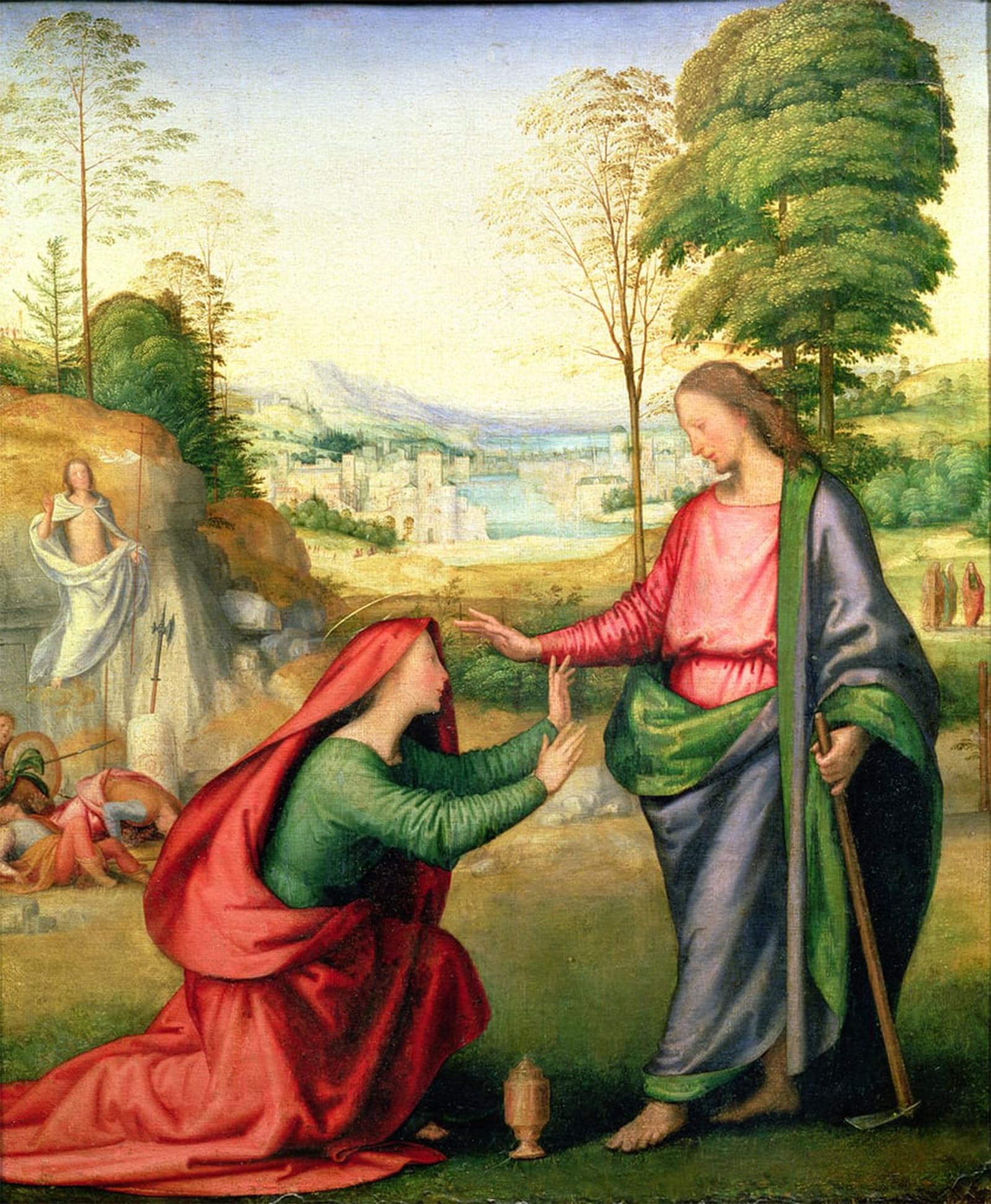 POSTERIIk Famous Animal Posters Vintage Picture Noli Me Tangere by Fra Bartolommeo Modern Wall Decor for Home Decor 60x90cm