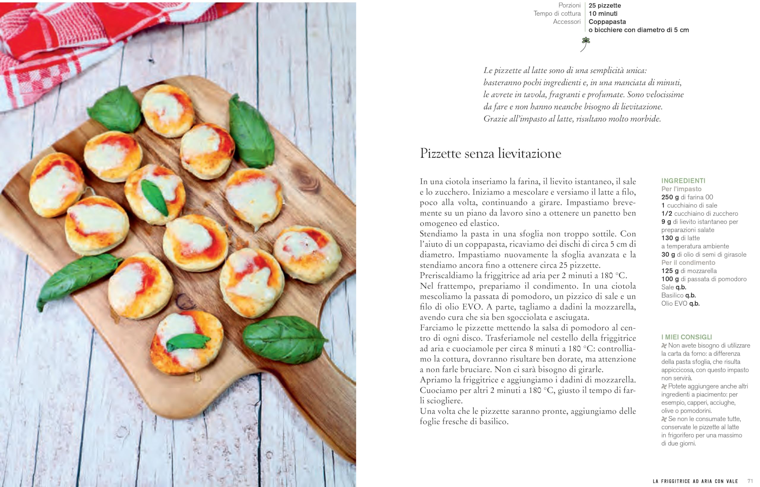 La friggitrice ad aria con Vale. Ricette semplici e rapide per ogni occasione