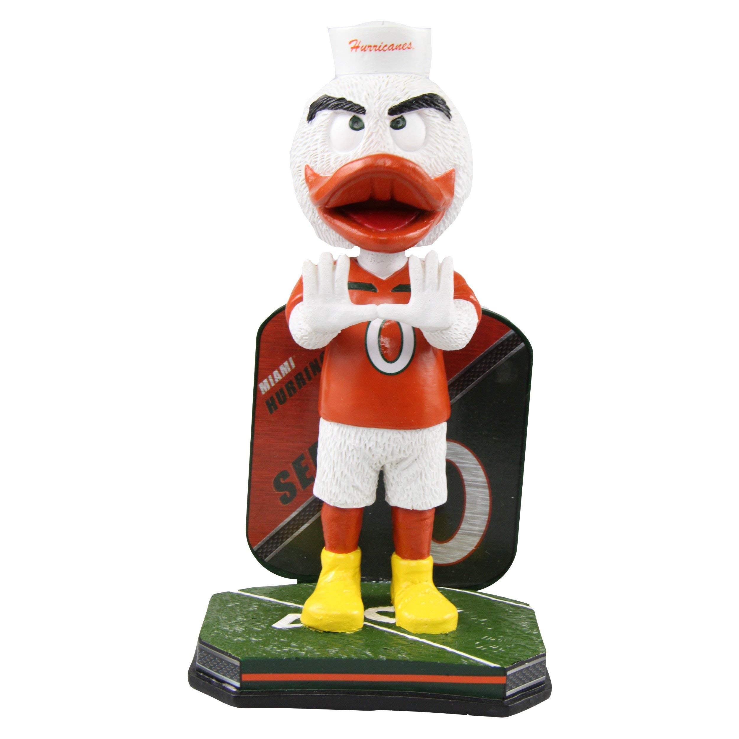 FOCO NCAA Miami Hurricanes NAME AND NUMBER BOBBLENAME AND NUMBER BOBBLE