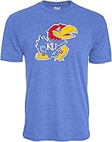 Vista 41 de Blue 84 NCAA - Camiseta de triple mezcla con licencia oficial de la NCAA para hombre, color del equipo icono vintage