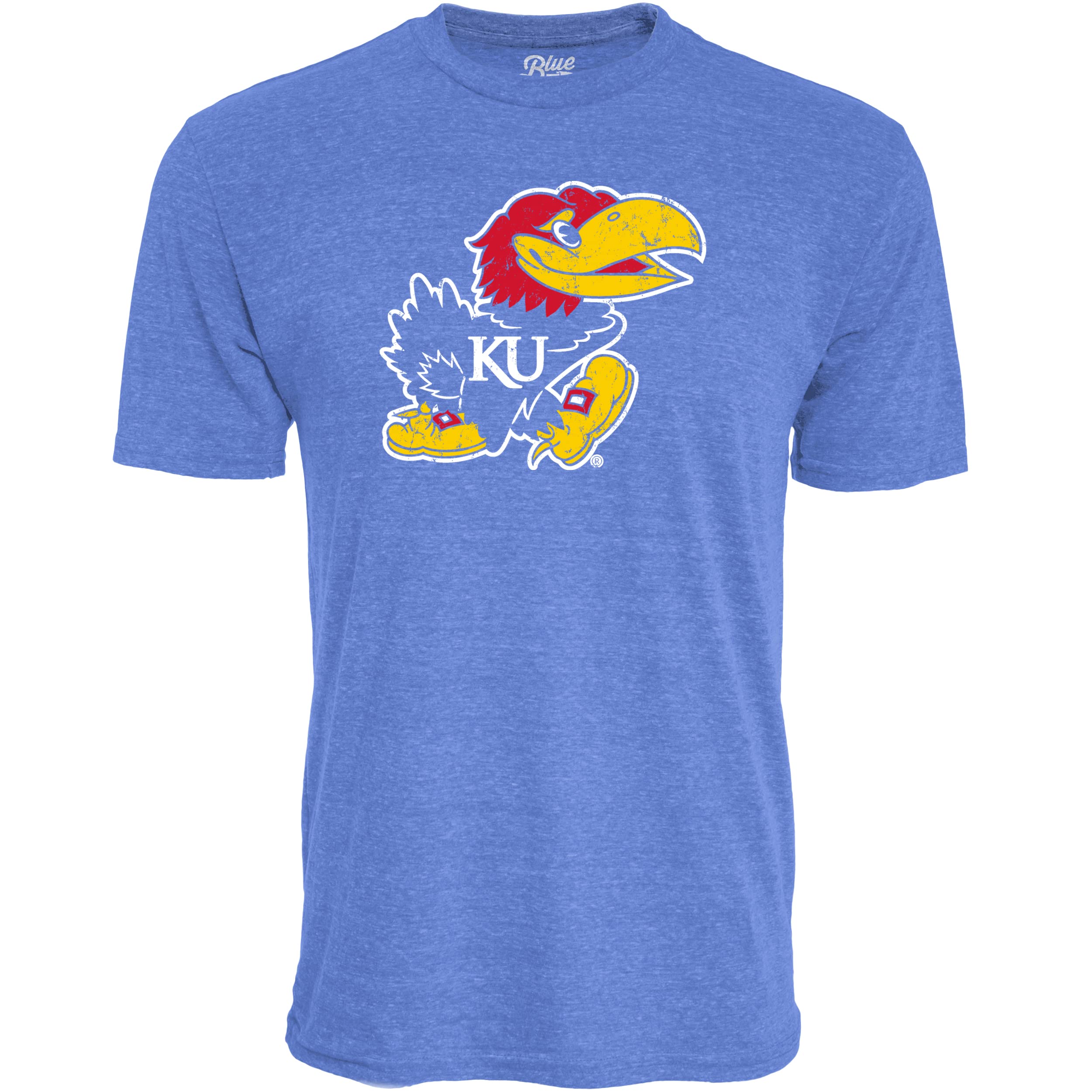 Blue 84 Men's NCAA Officially Licensed Tri-Blend T-Shirt Vintage Icon Team Color, Large