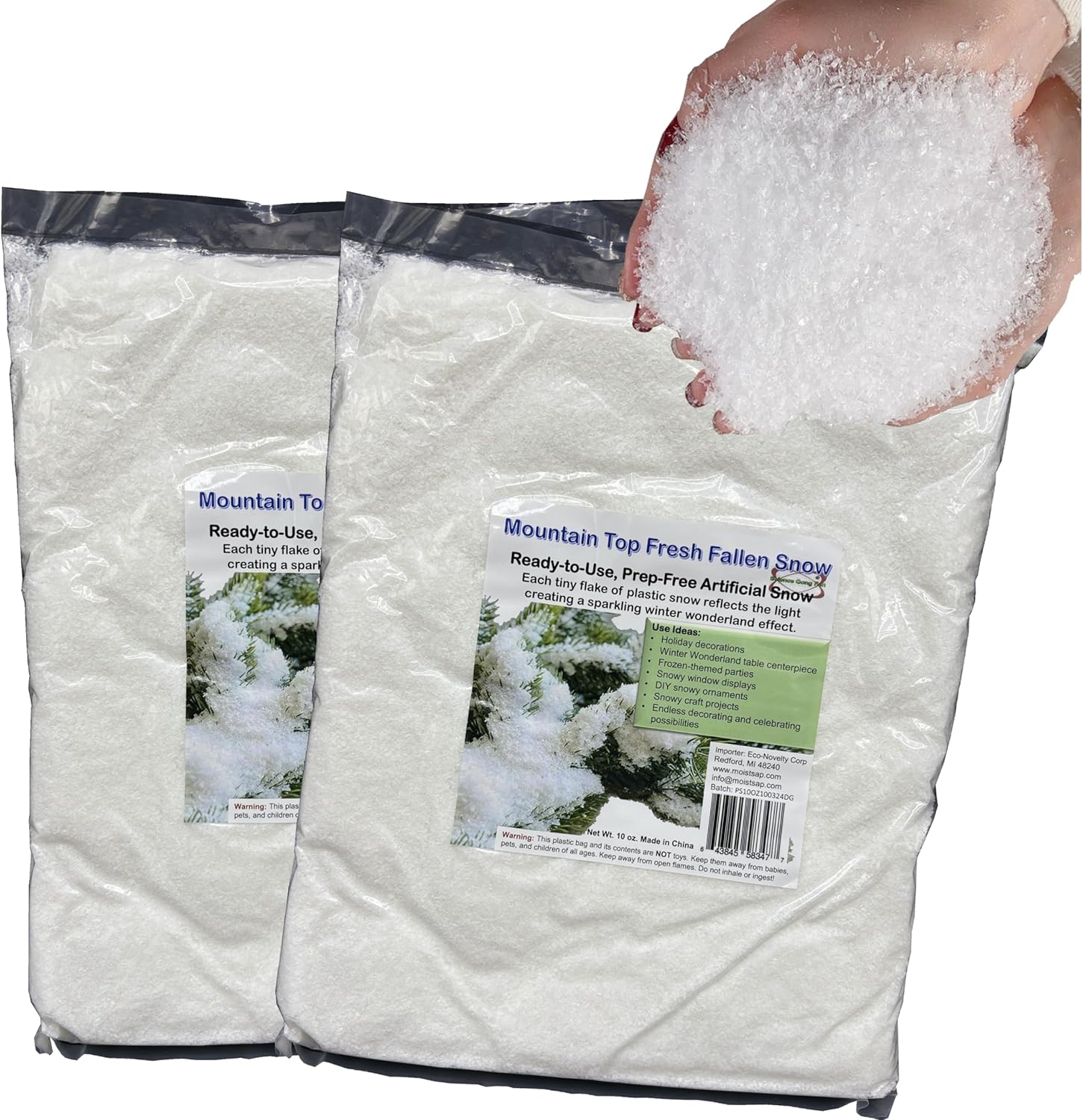 Artificial Snow –Ready to Use-No Prep Needed (2)