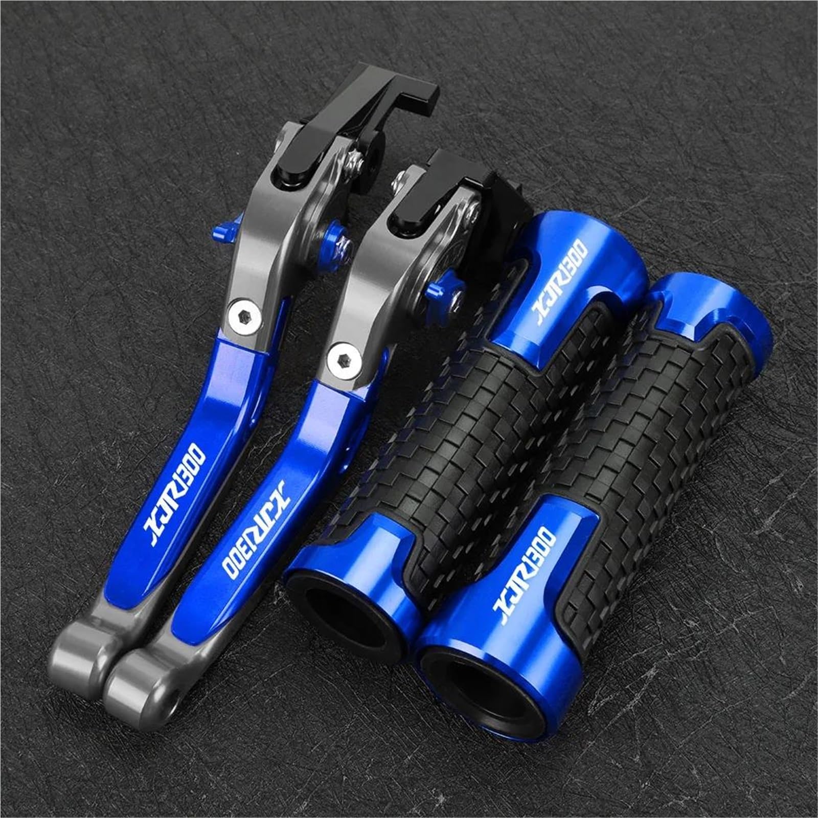 Gquikgw Blue 1 Replace Motorcycle Brake Clutch Levers Handlebar Controls For Y-Amaha Xjr1300 Xjr 1300 Racer 2004-2016(Blue 1)