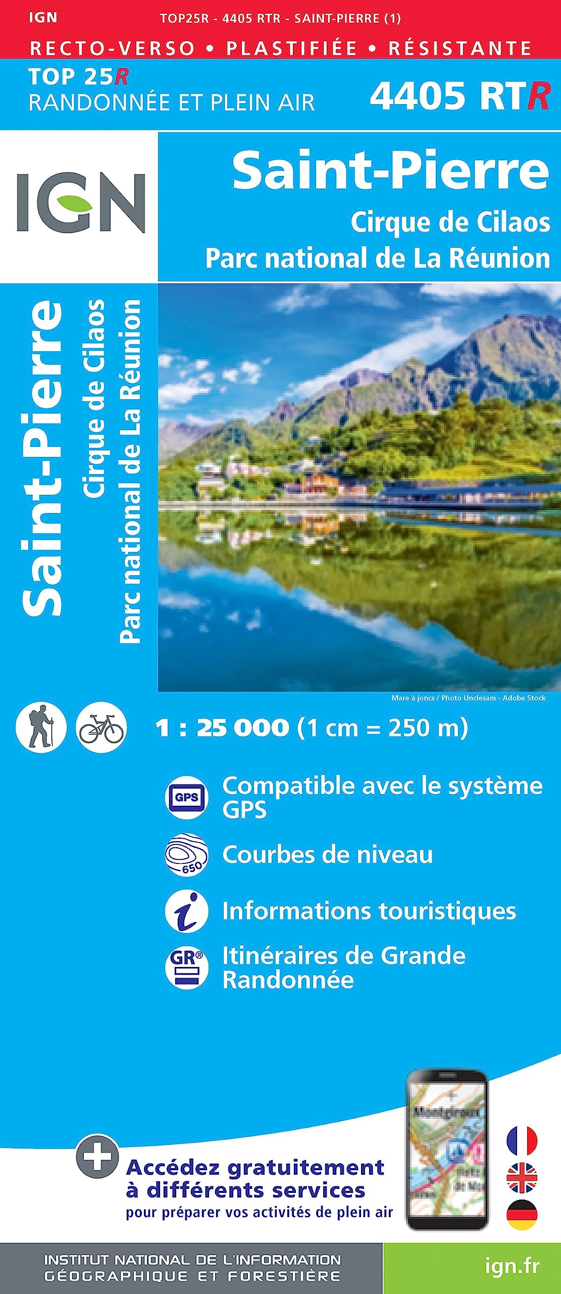 Saint-Pierre - Cirque de Cilaos -PN Réunion: 4405RTR (TOP 25R)