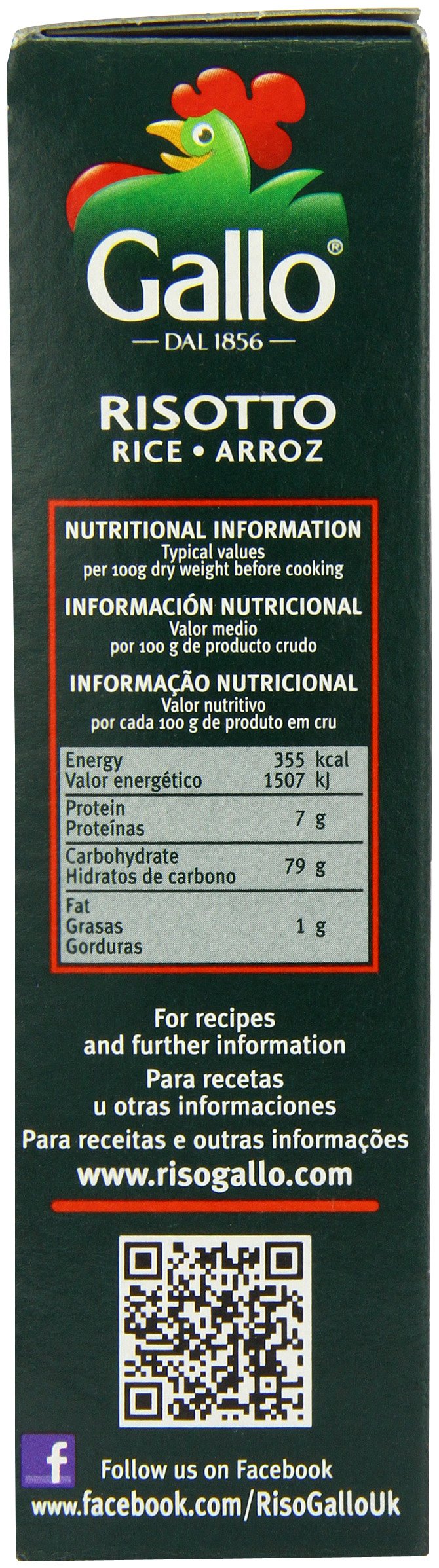 Riso Gallo Risotto De Arroz Arborio (500g) (Paquete de 6)