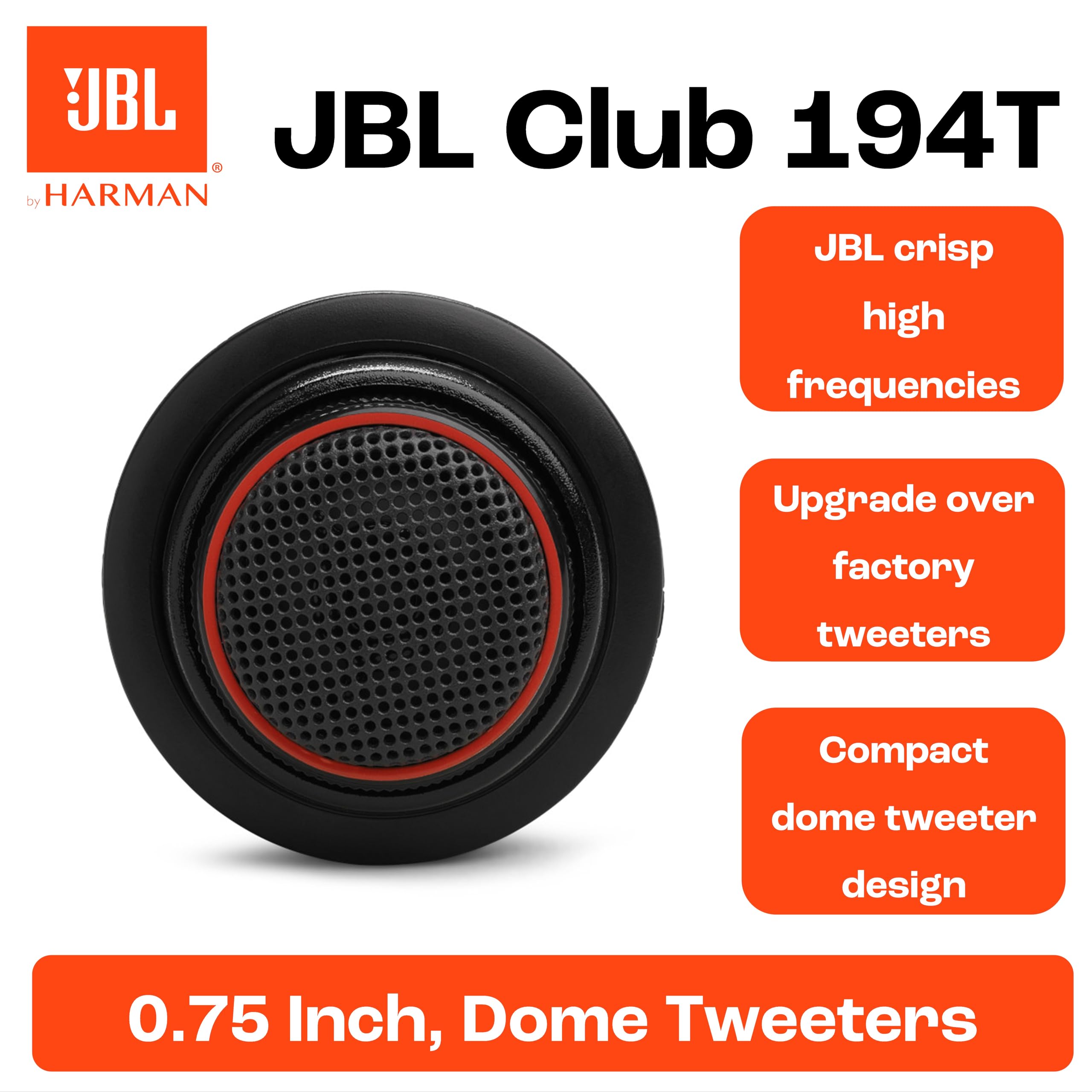 JBL Club Gen3 194T 3/4'' (19mm) Tweeter Ensemble