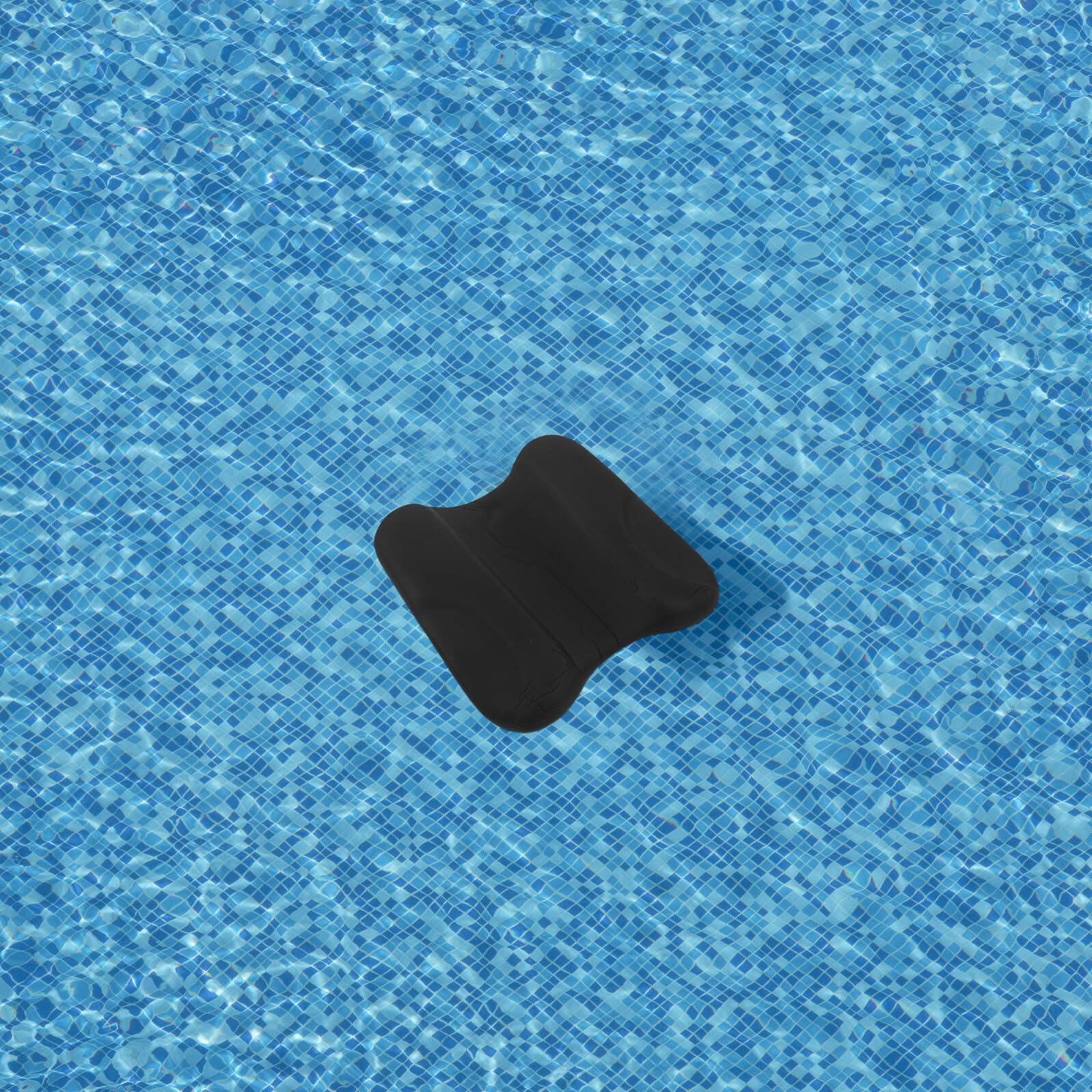 ibasenice Tabla de Natación para Entrenamiento en Piscina Eva Negro