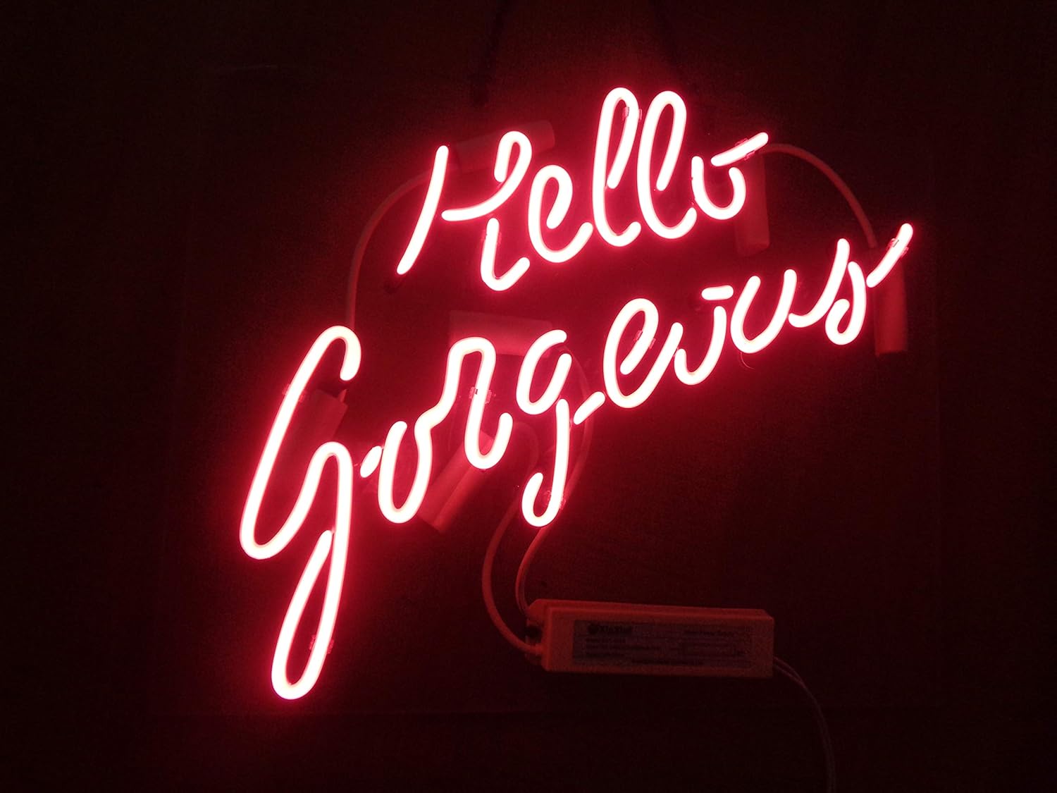 Uр Tо 40% оƒƒ Hello Gorgeous Frame Neon Sign 17''x13'' Real Glass Neon Sign Light for Beer Bar Pub Garage Room. … Nеw Arrіvаlѕ Hello Gorgeous Frame Neon Sign 17''x13'' Real Glass Neon Sign Light for Beer Bar Pub Garage Room. …