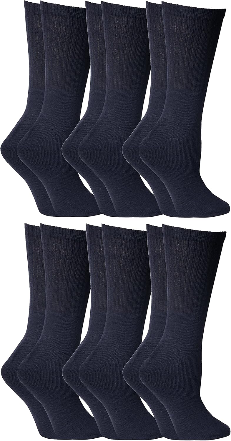 6 Pack Navy Crew