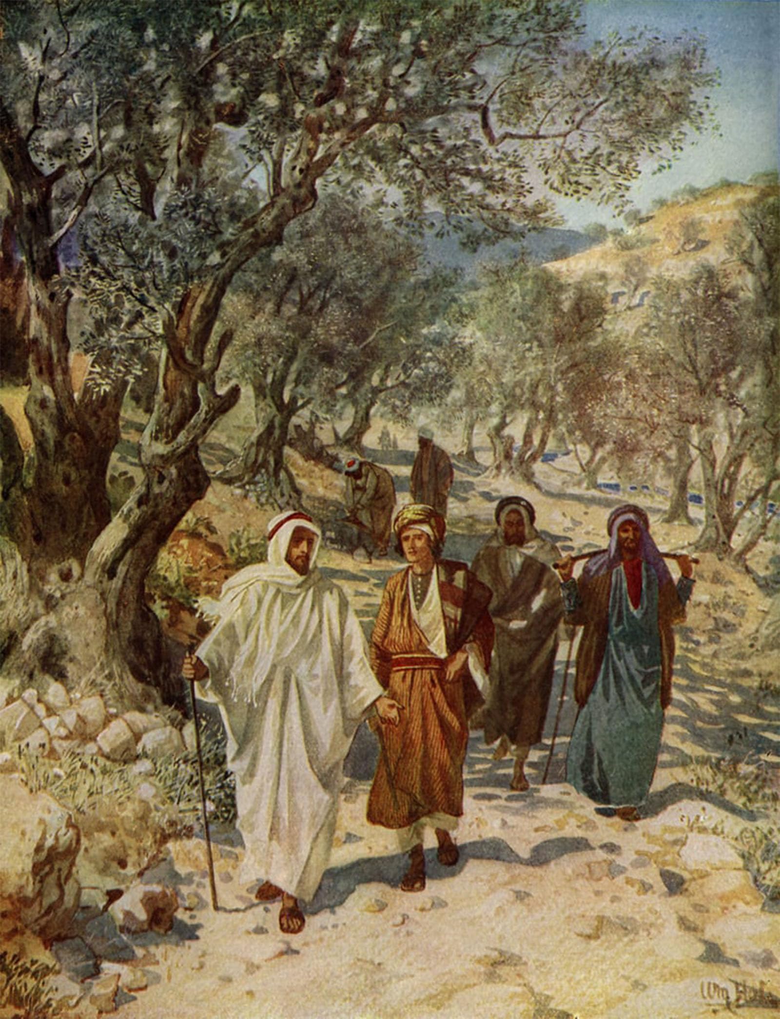 POSTERIIk Famous Animal Posters Vintage Picture Philip and Nathaneal Become Jesus S Disciples Bible by William Brassey Hole Modern Wall Decor for Home Decor 60x90cm