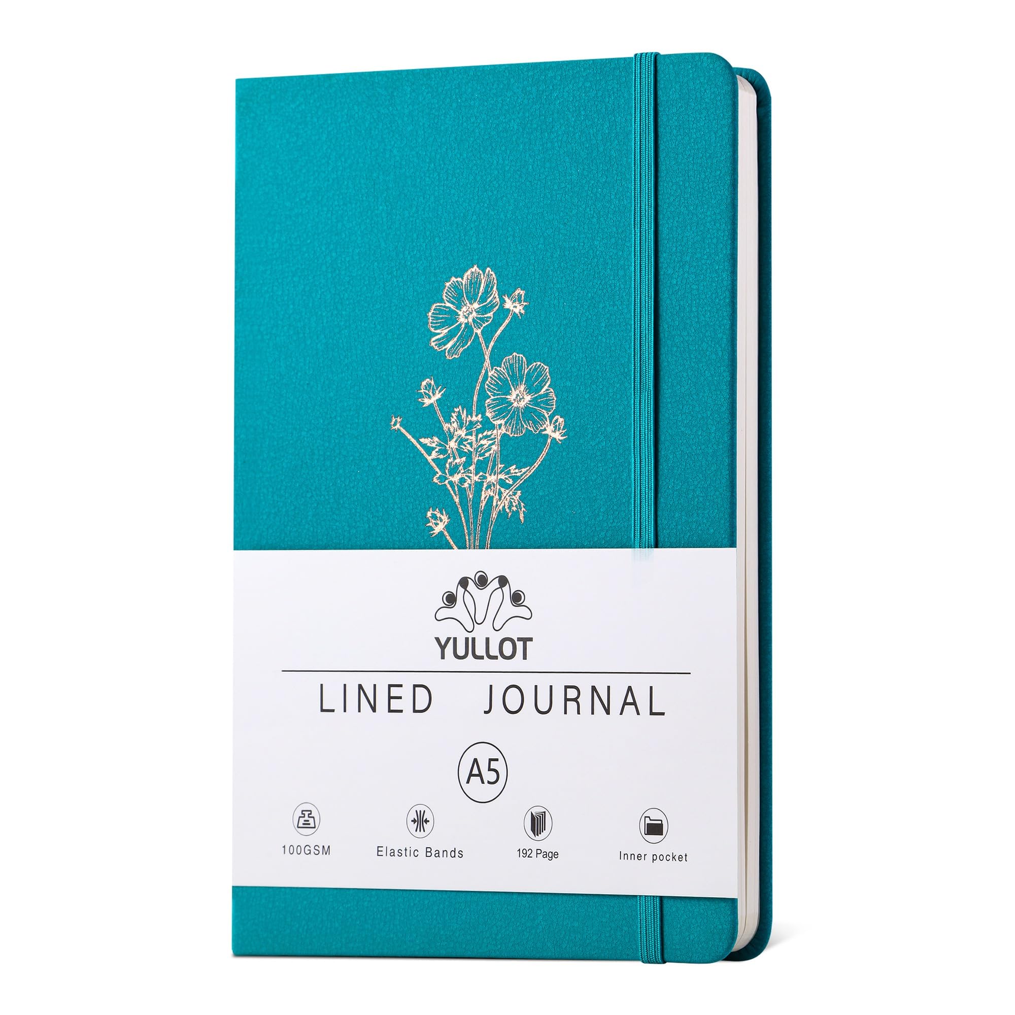 Cuaderno rayado A5 que evita que la tinta traspase la hoja 8