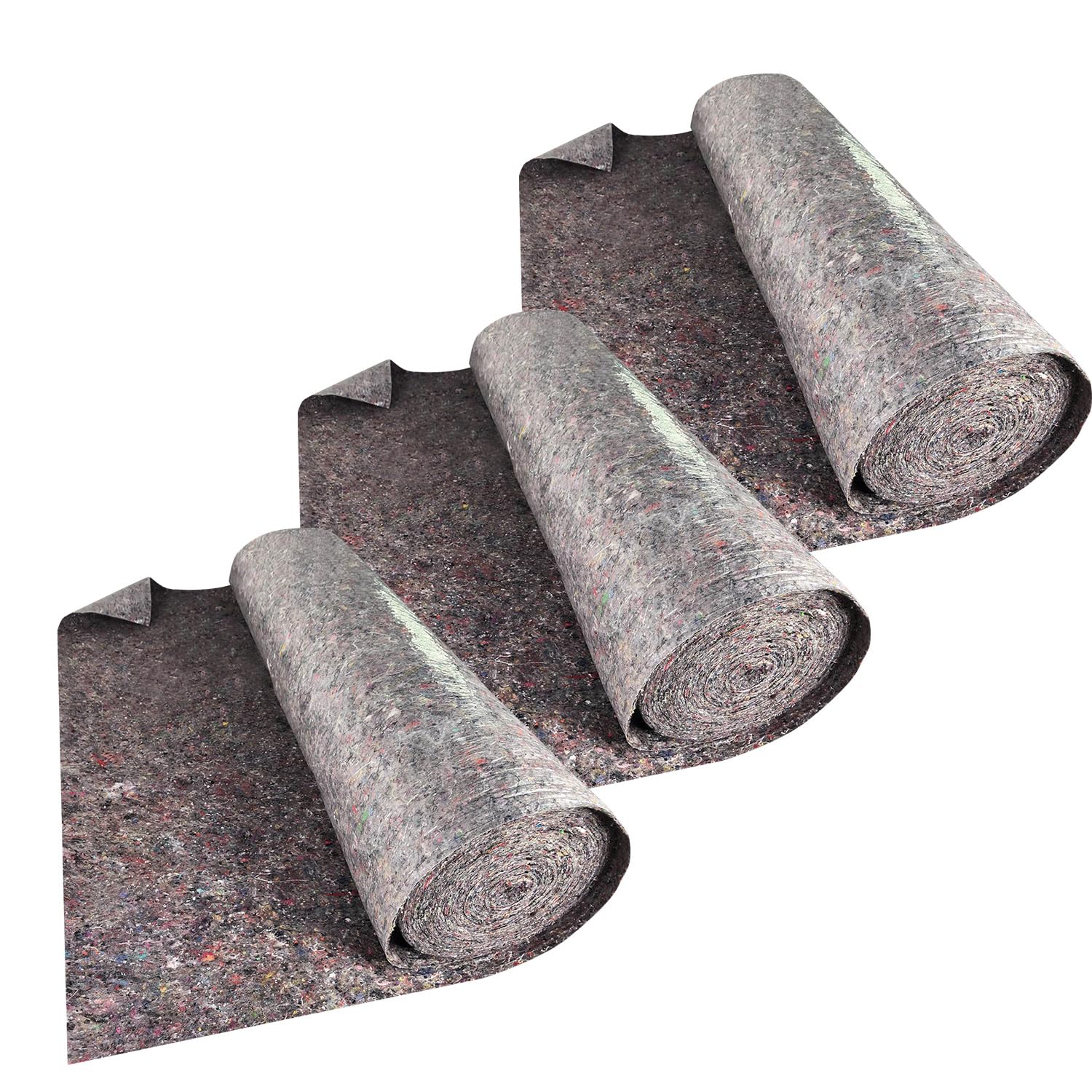 YEATHOR 3X Painter Fleece Floor Protective Fleece with PE Coating Cover Fleece Covering Sheet 180g/m² 150m² Surface Protection for Floor Coverings, Renovation&DIY Enthusiasts