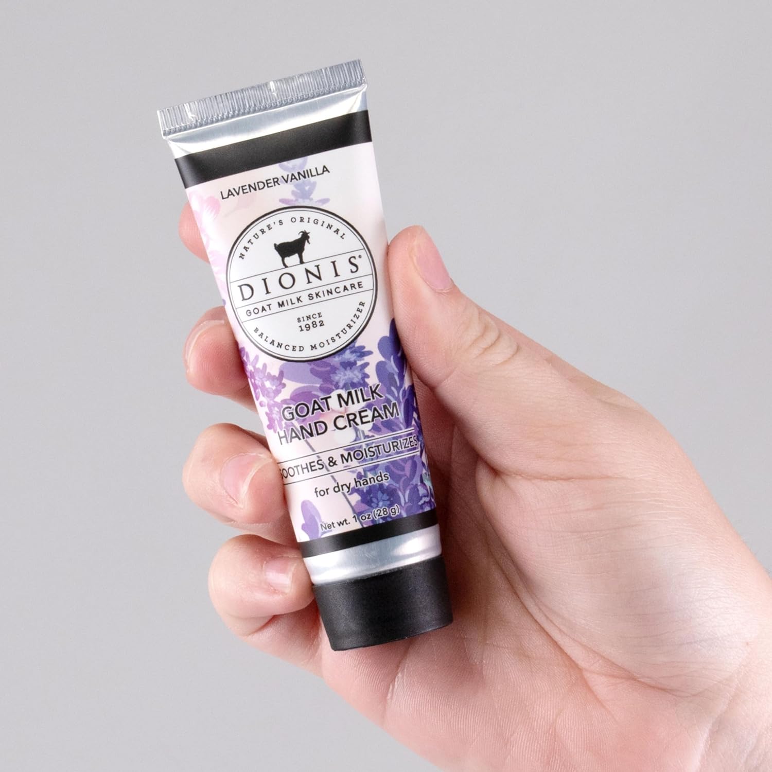Dionis Goat Milk Hand Cream Lavender Vanilla 1oz (Pack of 6)