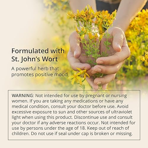 Miniatura 4 de Suplemento de apoyo para el estado de ánimo lleno de alegría con hierba de San Juan  Ayuda a calmar la mente y el cuerpo, suplementos energéticos