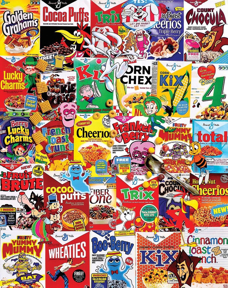 Puzzles Cereal Boxes - 1000 Piece Jigsaw Puzzle