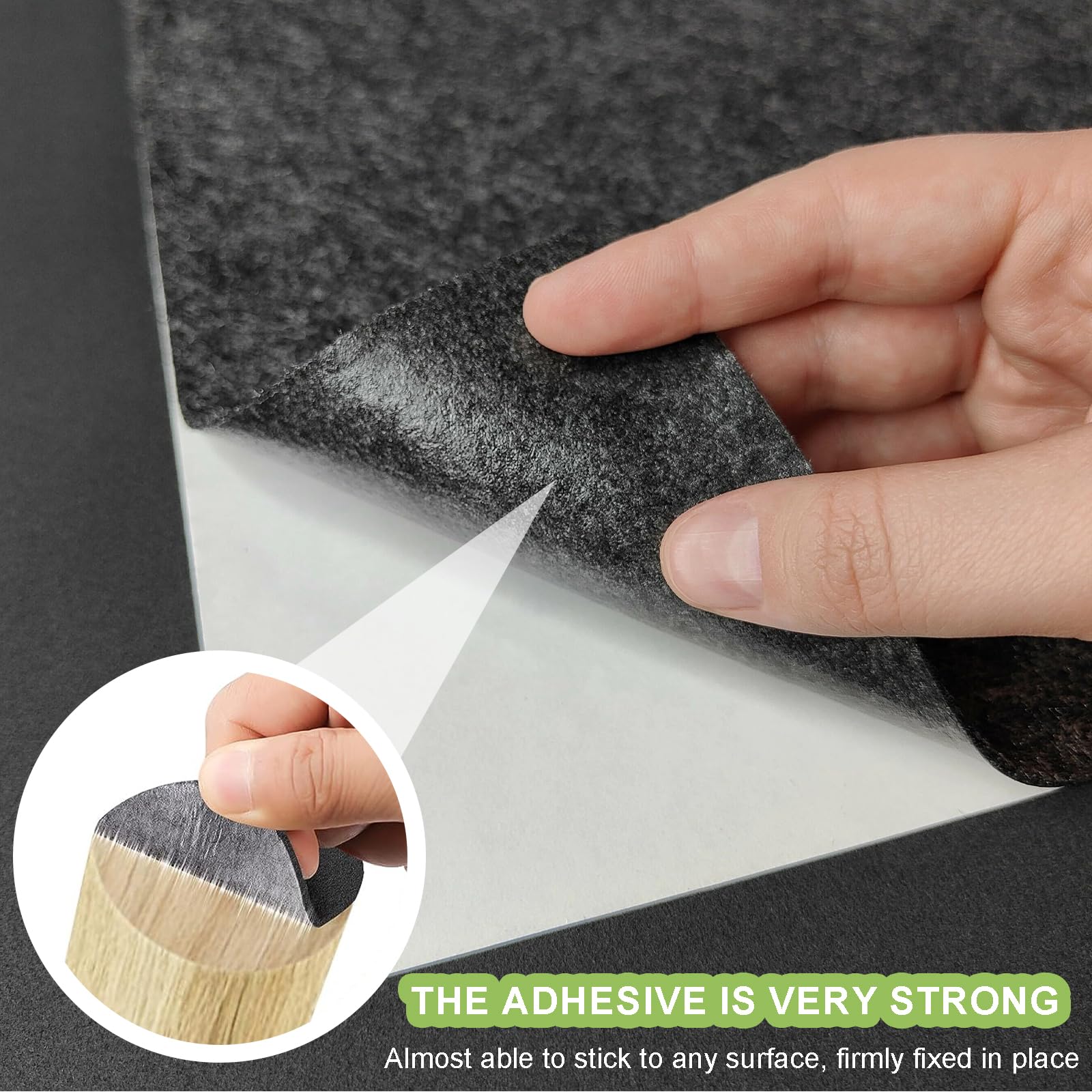 Rotoli Di Feltro Adesivo Per Mobili - Antiscivolo E Silenzioso, Spesso 5mm - Foto 14