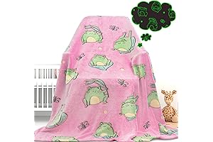 Frog Stuff: Glowing Frog Blanket for Women and Girls