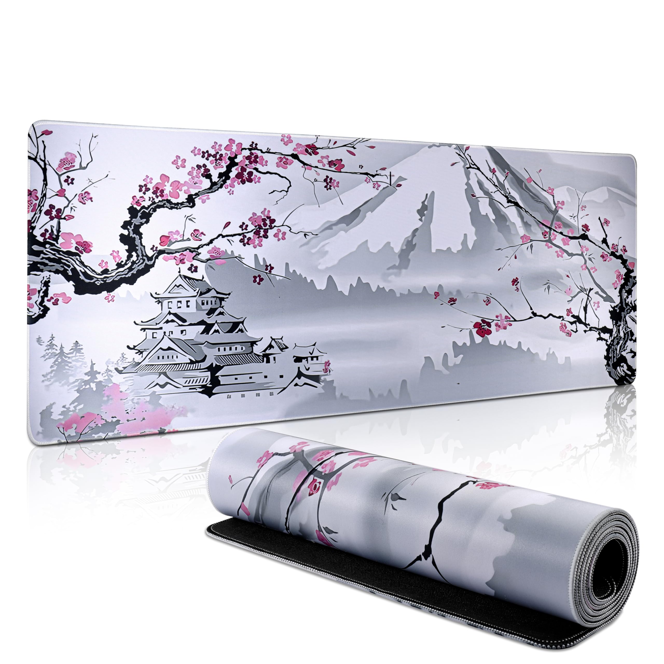 Yimomoyi XXL Gaming Mauspad - 1200 x 400mm Mousepad - Schunterlage Large Size - verbessert Präzision und Geschwindigkeit, Hochwertiger Gummi Mouse Pad (D120)