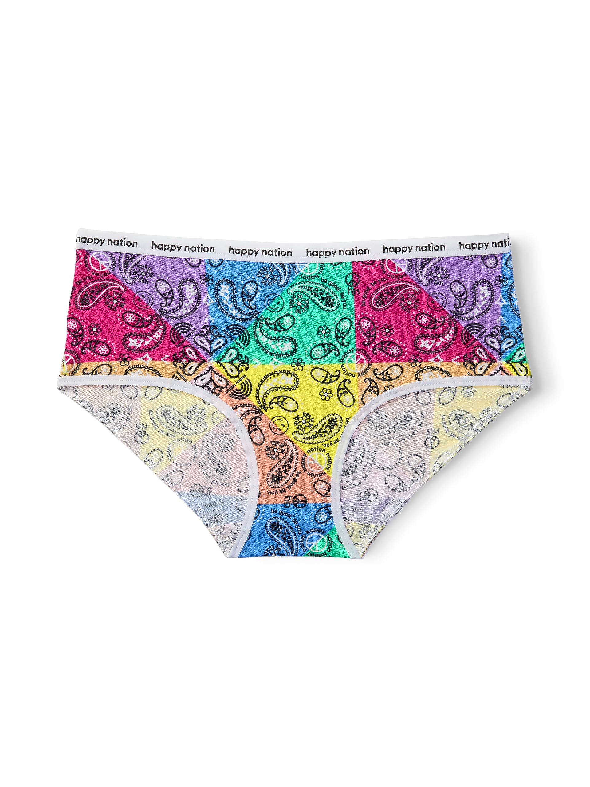 Happy Nation Girls Cotton Logo Brief Underwear