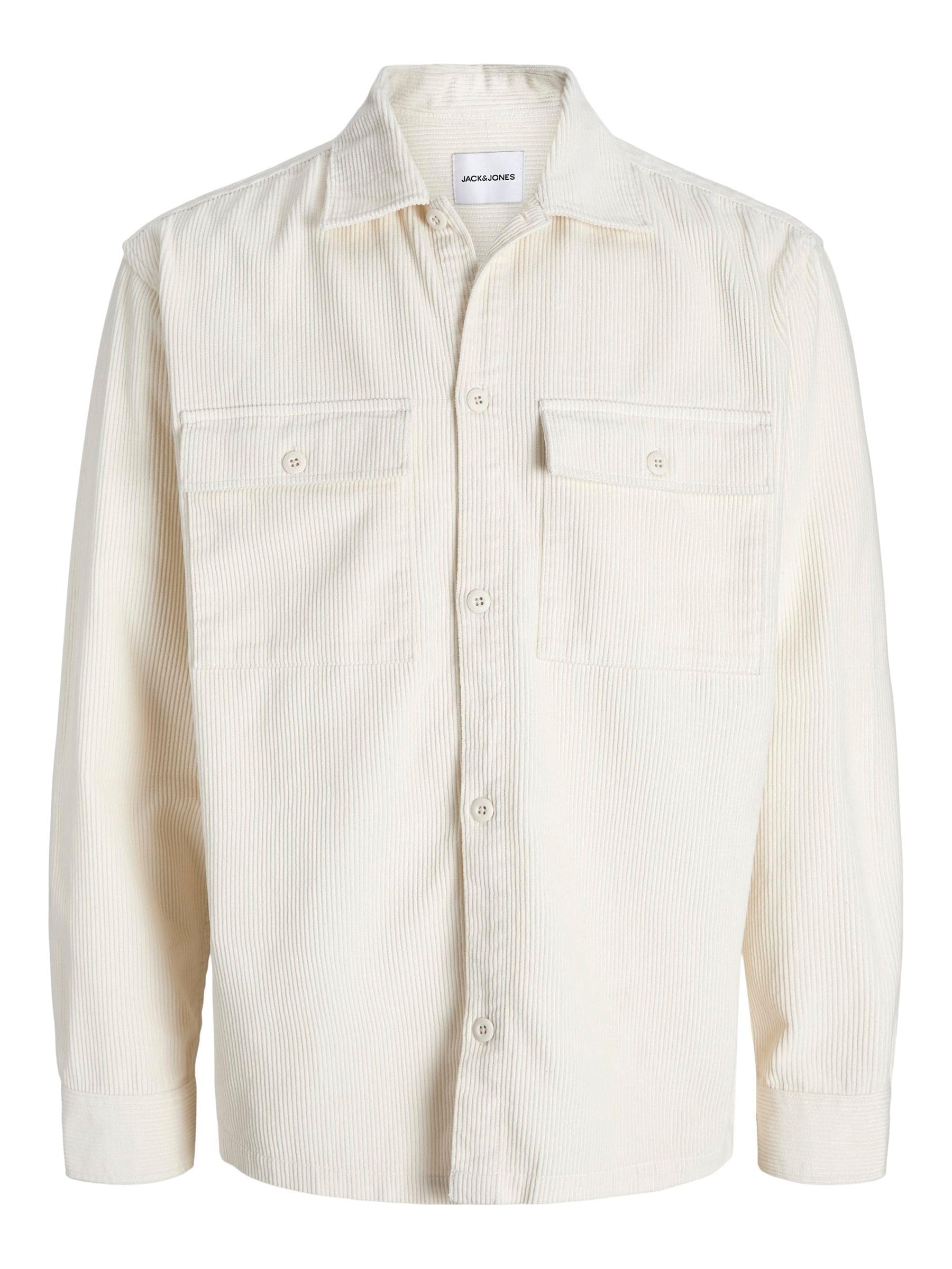 Camicie Uomo Jack&Jones 12278825 Perfec Cordoroy Antique White-image