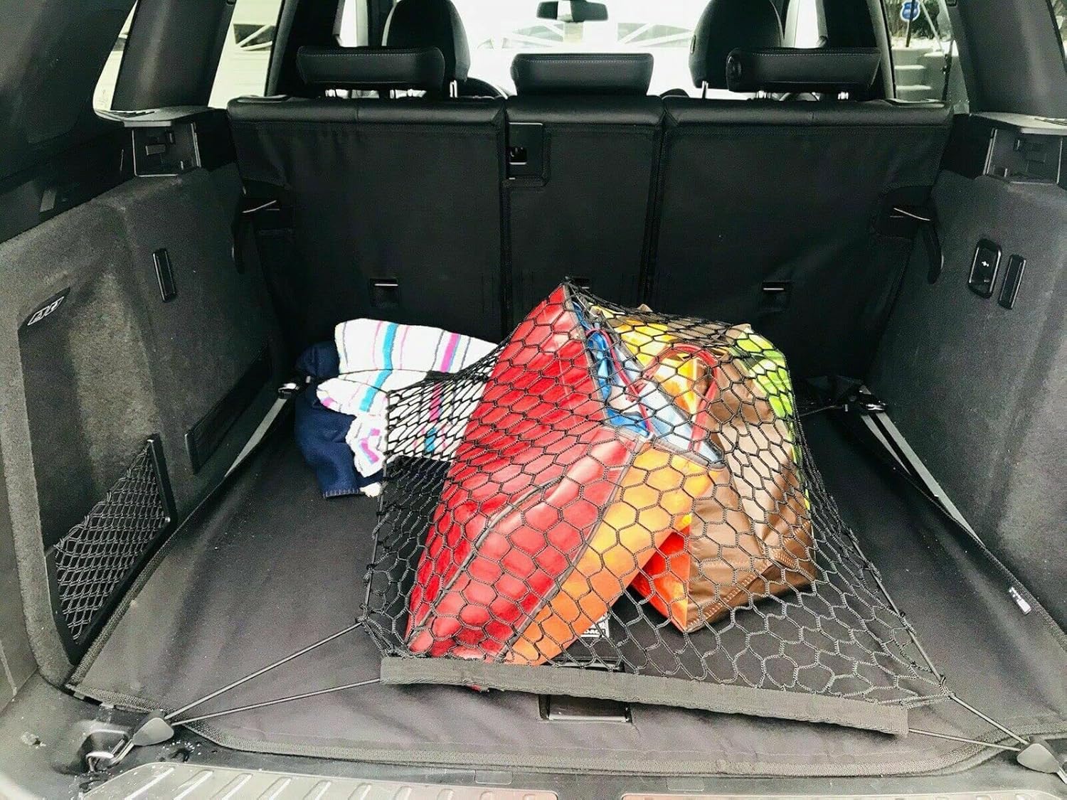 EACCESSORIES EA Rear Trunk Organizer Cargo Net for BMW X3