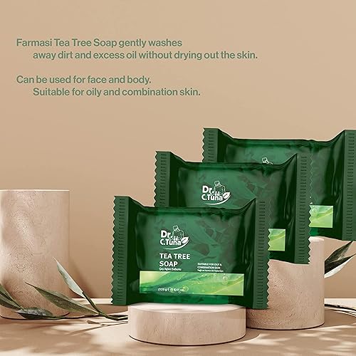 Miniatura 5 de Farmasi Dr. C. Jabón de árbol de té de atún, 4.41 oz