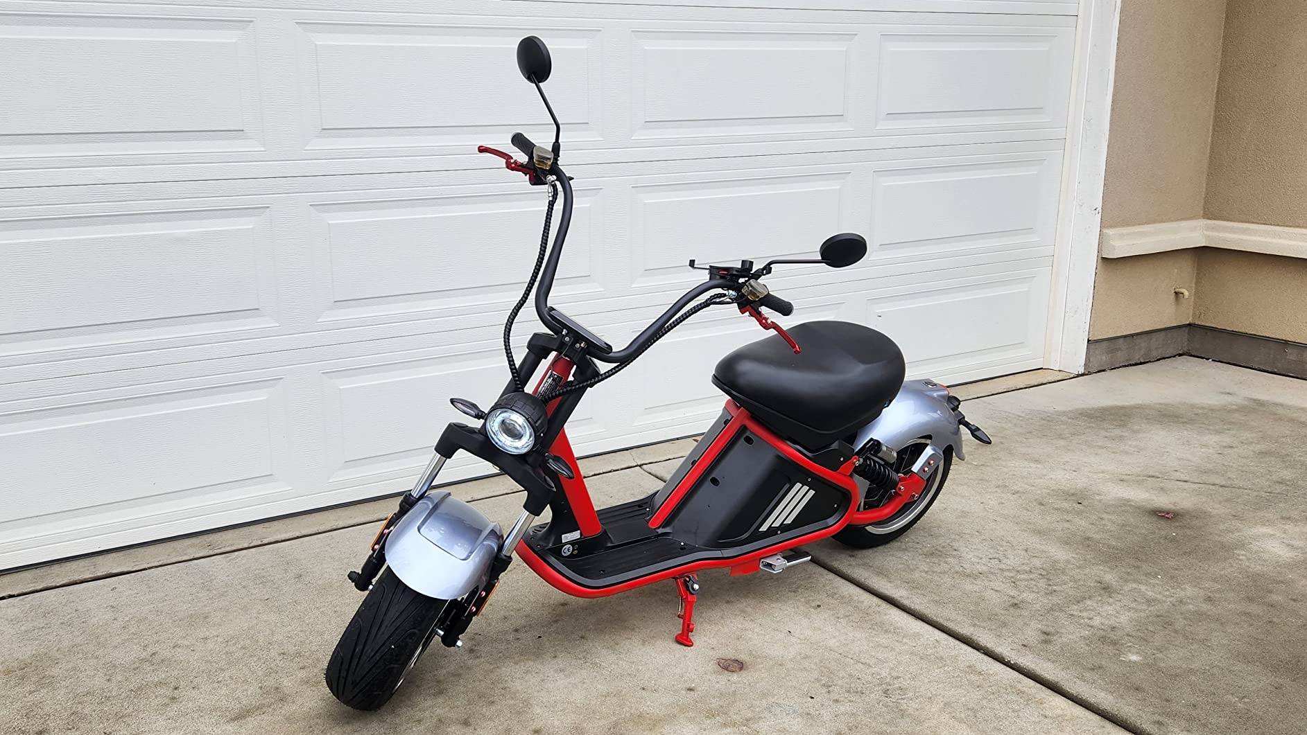 117/mo Finance eAhora M2 3000W 46Mph Street Legal Electric Motorcycle for Adults, 50+Miles