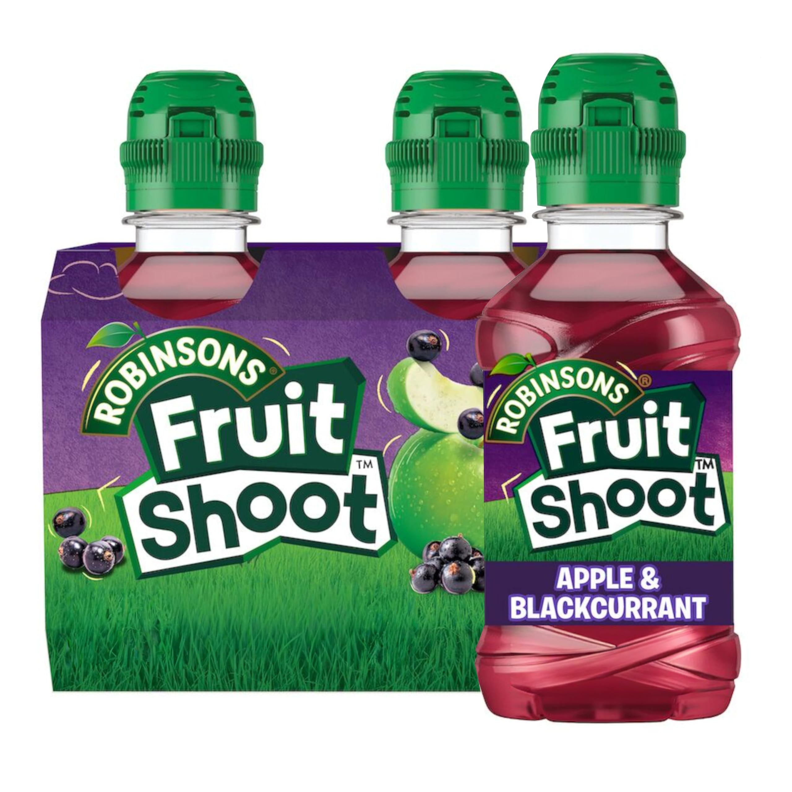 Apple and Blackcurrant Fruit Juice, 200ml (Pack of 8)