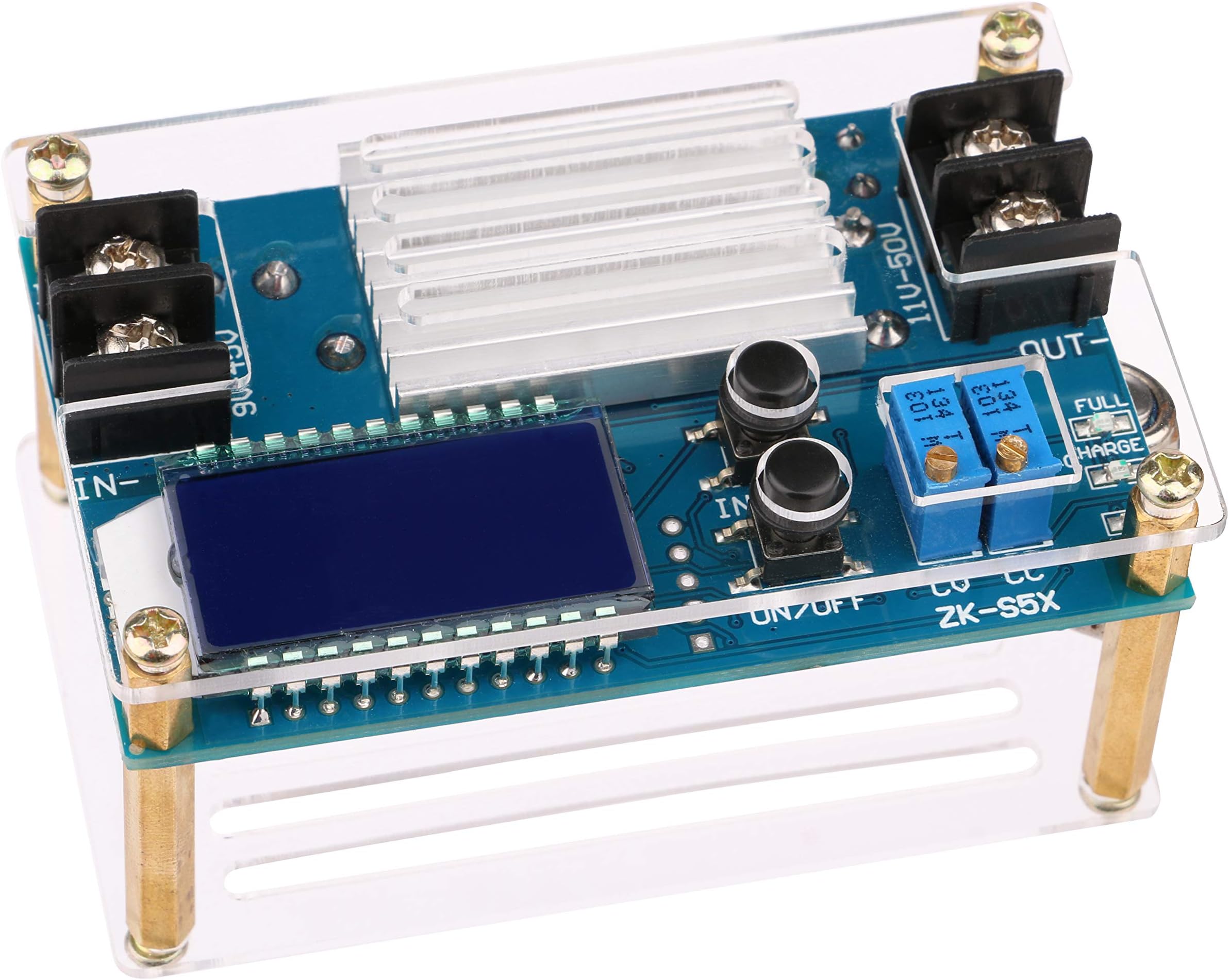 DC Boost Converter, Yeeco 9-45V 12V 24V to 11-50V 36V 48V 5A DC-DC Step Up Voltage Regulator Adjustable Voltage Step Up Power Supply Module with LED Display