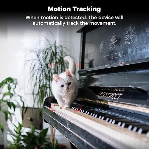 Miniatura 4 de SOVMIKU CB2 - Cámara de seguridad de seguimiento AI de 2 K para el hogar, cámara de mascotas en interiores, monitor de bebé, cámara de vigilancia