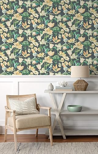 Miniatura 6 de Surface Style - Papel tapiz de diseño, despegar y pegar, papel tapiz caprichoso de alta calidad para dormitorio, tocador, cocina, autoadhesivo,