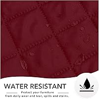 Vista 4 de Easy-Going - Funda reversible para sofá reclinable de sala, protector resistente al agua con correas elásticas, para perro