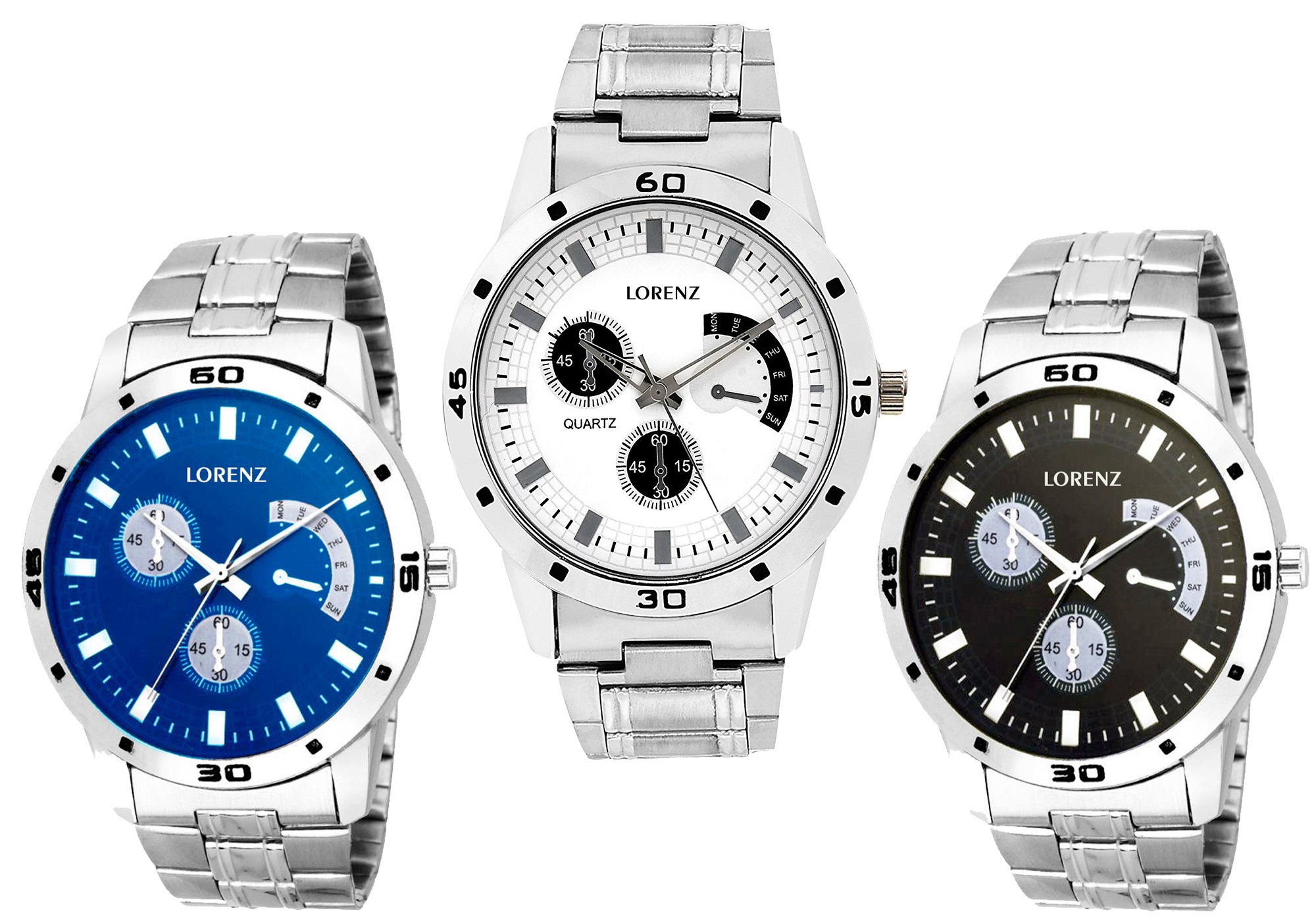 LORENZ MK-1017A X3 Series Mens Watch Combo (B06ZZH7RT3) Amazon Price History, Amazon Price Tracker