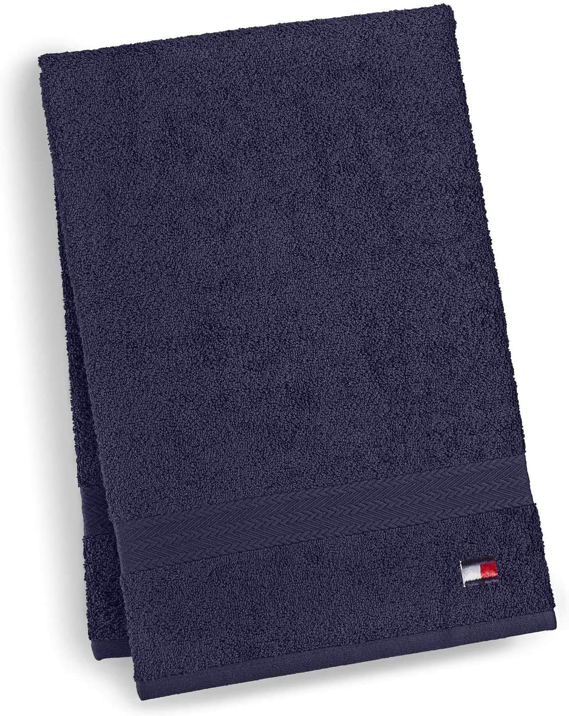 Tommy Hilfiger Towels, Cotton, Navy, 13 x 13 Amazon.co.uk Home & Kitchen