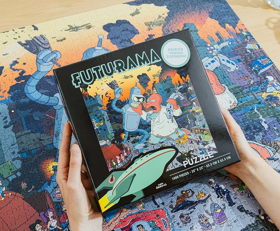 Amazon.com: Futurama Bender vs. Zoidberg 1000-Piece Jigsaw