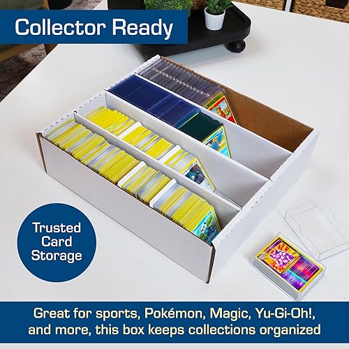 Miniatura 7 de BCW Monster Box - Caja de almacenamiento de tarjetas coleccionables de 2 unidades | Capacidad para 3200 tarjetas | Almacenamiento de tarjetas