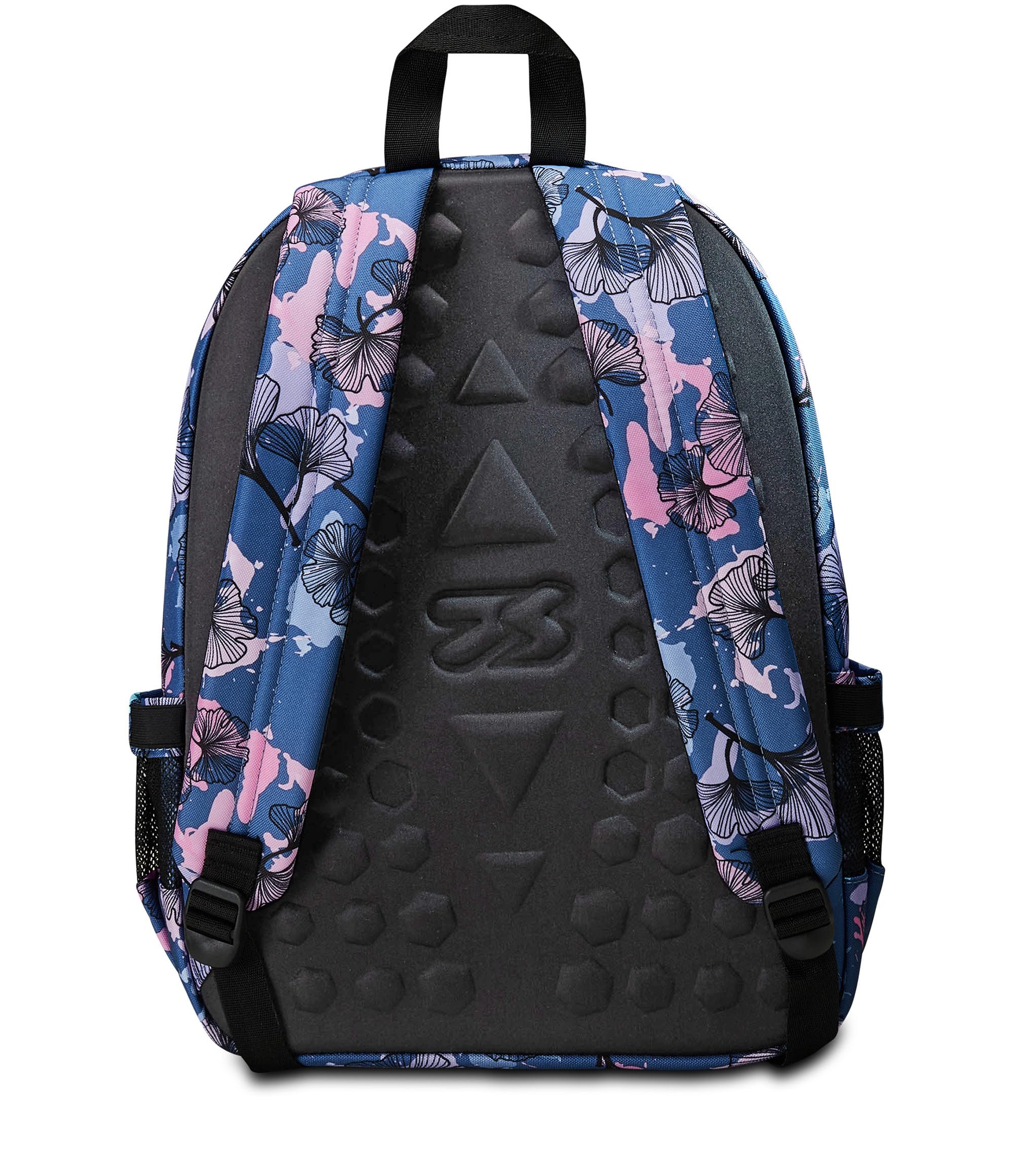 Seven Freethink Zaino Scuola Media e Superiore Ragazza, 34L, Doppio Scomparto, Tasca PC e Borraccia, Ricarica USB, viola blu