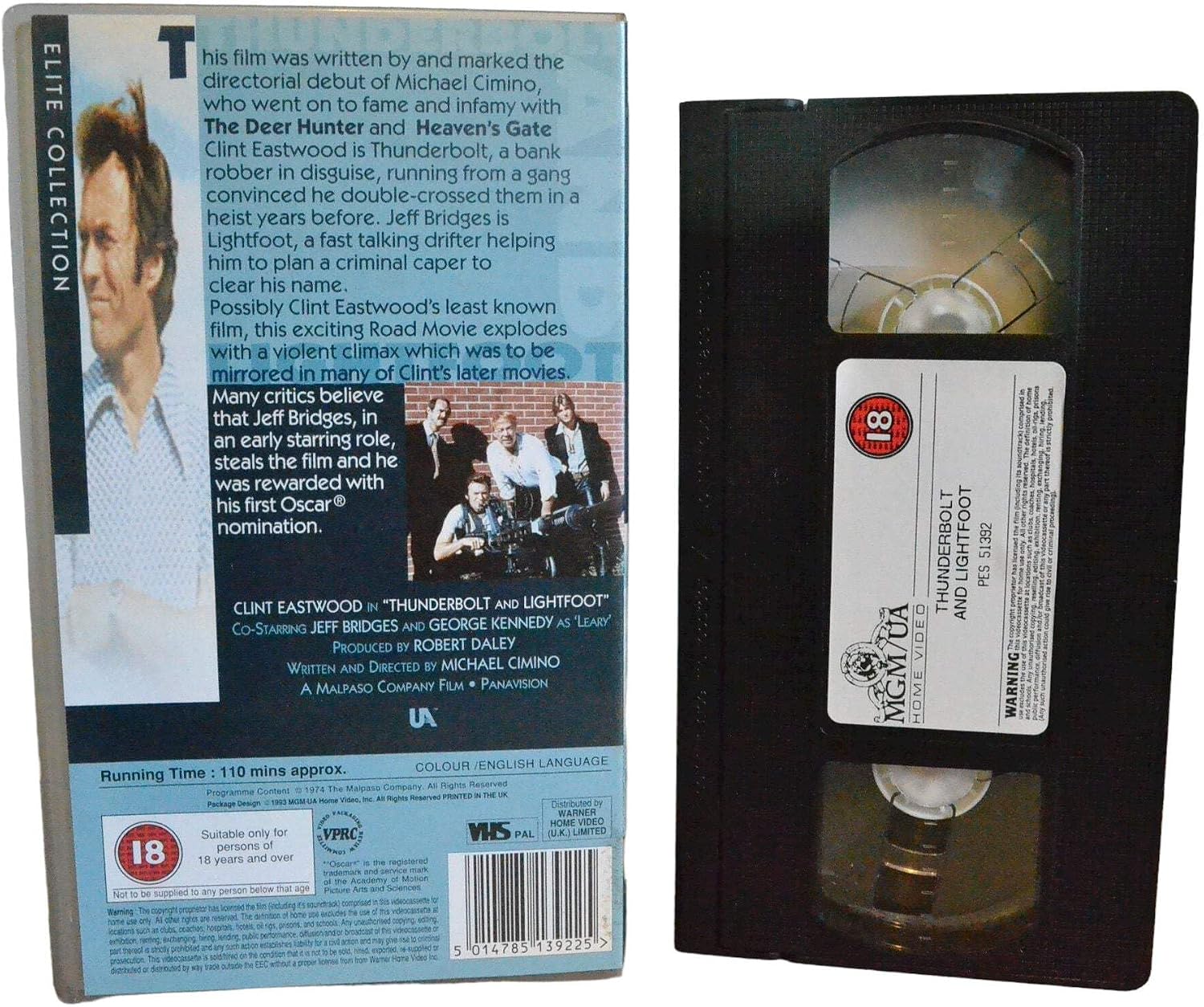 AOLDHYY Bolt and Lightfoot - Clint Eastwood - MGM/UA Home Video - Action - Pal - VHS Garden Sculpture Outdoor Decoration