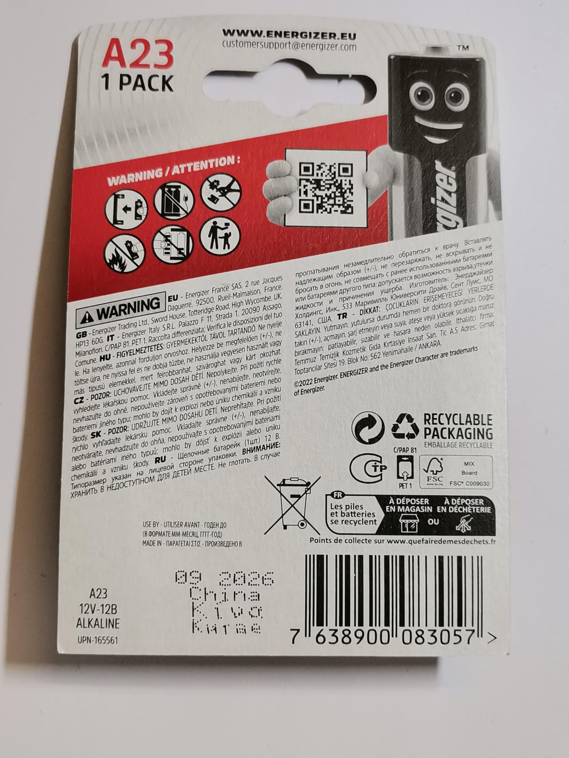 Energizer A23 Batteria Monouso Alcalino - Leroy Merlin