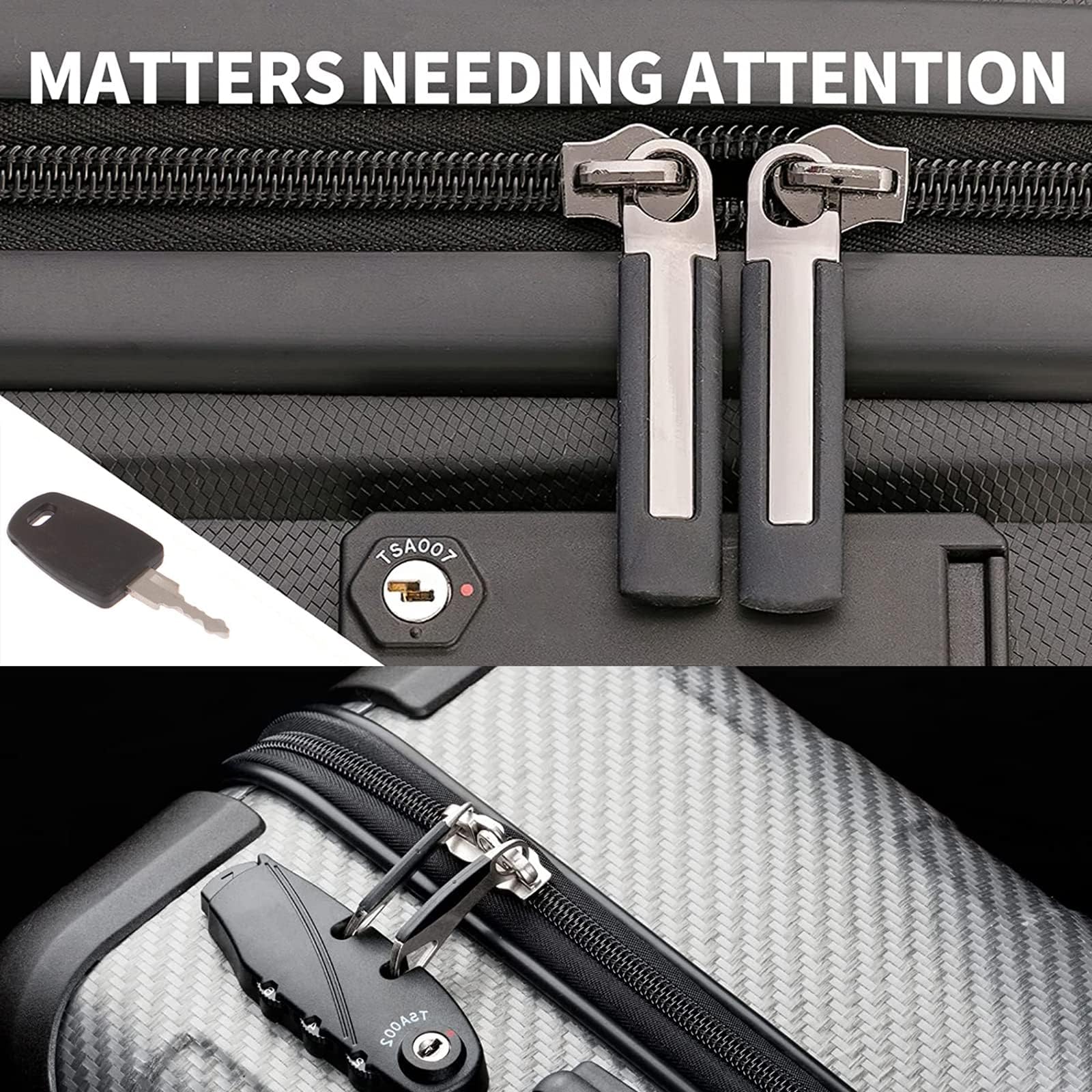 Lot De 2 Clés Universelles TSA007 & TSA002 - Clé De Secours Pour Cadenas Valise Avion - Métal Doré Robuste Avec Œillet