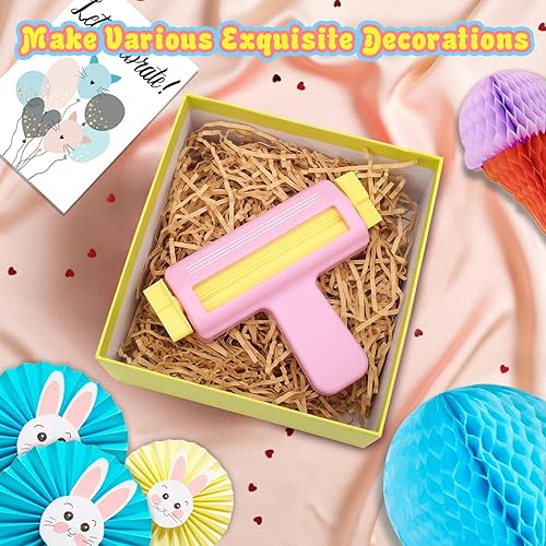 Miniatura 5 de Pletpet - Engarzadora de papel para manualidades, 6.7 x 5.2 x 0.98 pulgadas, herramienta pequeña para hacer forma de onda, herramienta para hacer